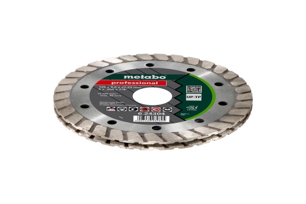 Алмазний фрезерувальний диск Метабо Professional UP-TP 125 мм (624304000) фото 1