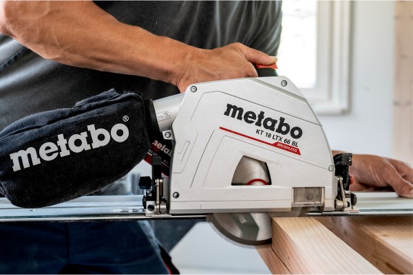 Акумуляторна занурювальна дискова пила Metabo KT 18 LTX 66 BL 2х8.0 Аг (601866810) фото 8