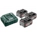 Набір акумуляторів Metabo 3 x 4.0 Ач + ASC 55 (685049000)