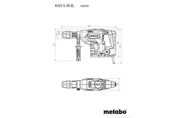 Перфоратор Metabo KHEV 5-40 BL (600765500) фото 6