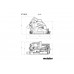Дискова пила Metabo KT 66 BL у кейсі metaBOX (601166500)