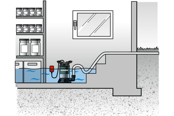 Комбінований занурювальний насос Metabo TPS 16000 S Combi (0251600000) фото 6
