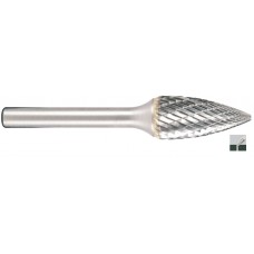 Коническая форма фрезы с острым торцом Metabo 6 мм (628357000)