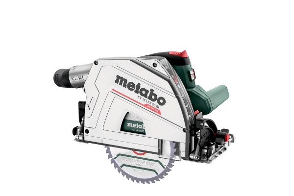 Акумуляторна занурювальна дискова пила Metabo KT 18 LTX 66 BL 2х8.0 Аг (601866810)  фото 