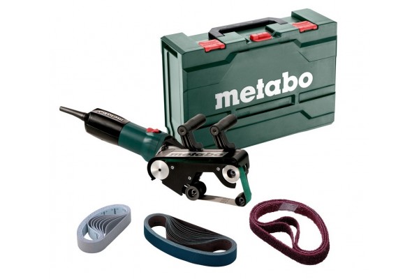 Стрічкова шліфмашина для труб Metabo RBE 9-60 SET в сталевому кейсі (602183510)  фото 