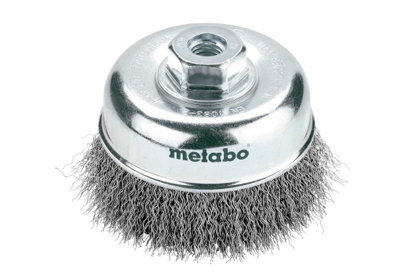 Чашкова щітка для болгарок Metabo 100х0.30 мм, рифлена (623719000)  фото 