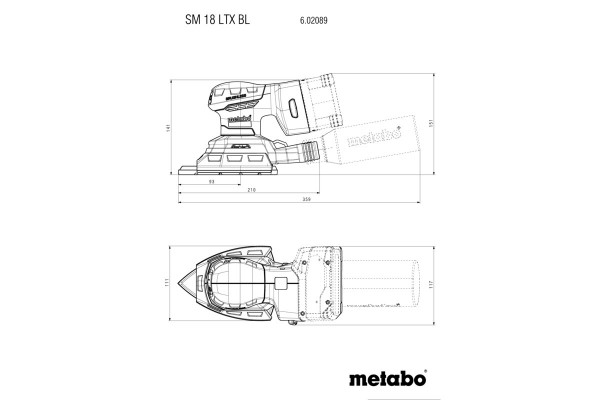 Аккумуляторная многофункциональная шлифмашина Metabo SM 18 LTX BL (602089840) фото 10