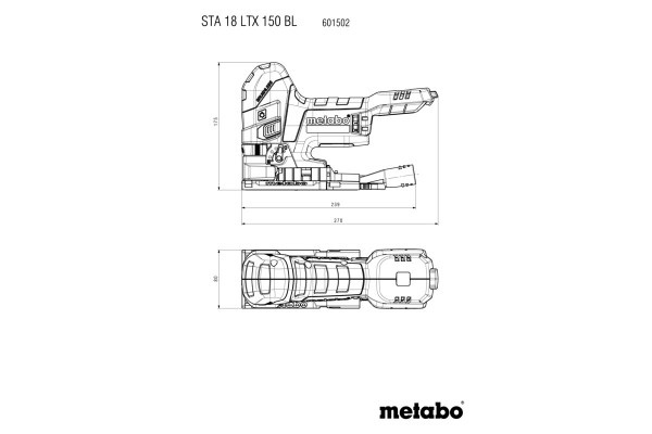 Акумуляторний лобзик Metabo STA 18 LTX 150 BL (601502850) фото 8