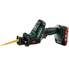Акумуляторна шабельна пила Metabo SSE 18 LTX Compact 2х4.0 Аг (602266800)