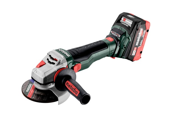 Акумуляторна кутова шліфмашина Metabo WB 18 LTX BL 15-125 QUICK + 2 АКБ 5.5 Аг з ЗП і кейсом METABOX 165 L (601730660)  фото 