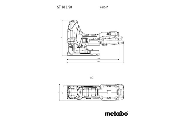 Акумуляторний лобзик Metabo ST 18 L 90 (601047850) фото 5