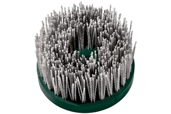 Пластиковая тарельчатая щетка Metabo 130 мм, Р 60 (623741000)  фото 