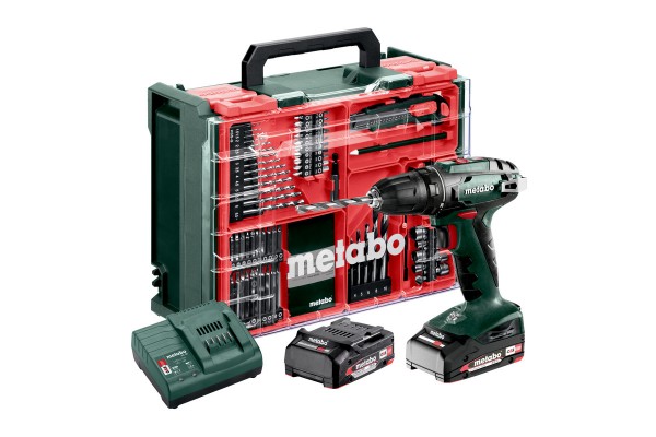 Акумуляторний дриль-шурупокрут Metabo BS 18 2х2.0 Аг Mobile Workshop (602207710)  фото 