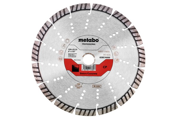 Алмазний диск Metabo Professional CP 230 мм (628574000)  фото 