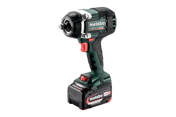 Акумуляторний ударний гайкокрут Metabo SSW 18 LTX 800 BL + 2 АКБ і ЗП в кейсі (602403650)  фото 