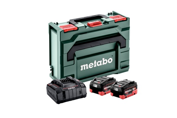 Набір акумуляторів Metabo 2 x LiHD 8.0Ah + ASC 145 + metaBOX 145 (685131000)  фото 