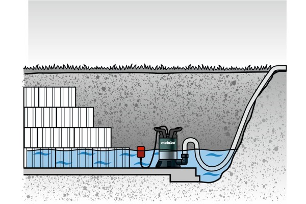Комбінований занурювальний насос Metabo TPS 16000 S Combi (0251600000) фото 7
