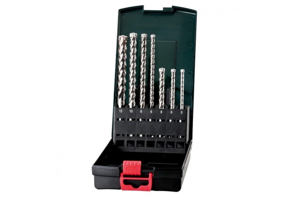 Набор буров Metabo SDS-Plus Pro 4 Premium из 7 предметов (626245000)  фото 