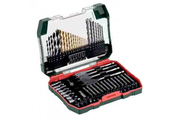 Набір біт і свердел Metabo SP 86 шт у кейсі (626708000)  фото 