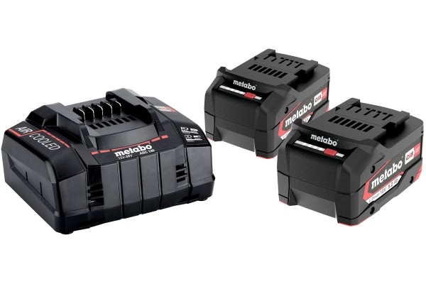 Базовий комплект Metabo Li-Power 18 В 5.2 А*год 2 шт + ASC 145 (685051000)  фото 