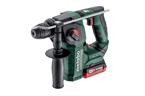 Акумуляторний перфоратор Metabo PowerMaxx BH 12 BL 16 2х4.0 Аг (600207800)  фото 