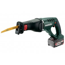 Акумуляторна шабельна пила Metabo ASE 18 LTX 2х5.2 Аг (602269650)