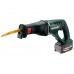 Акумуляторна шабельна пила Metabo ASE 18 LTX 2х5.2 Аг (602269650)