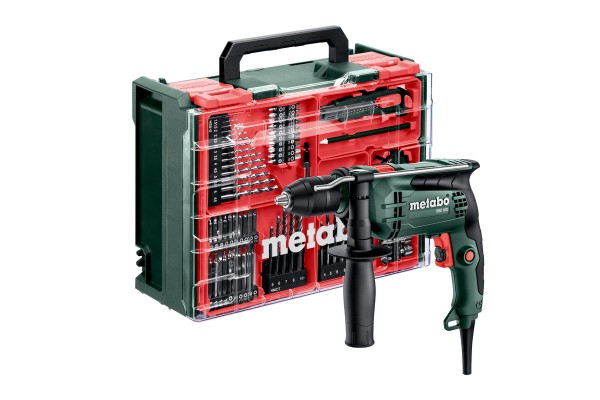 Ударний дриль Metabo SBE 650 з кейсом Mobile Workshop (600742710)  фото 
