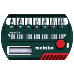 Комплект ударопрочных бит Metabo, 8 предметов (628849000)