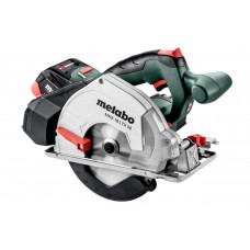 Акумуляторна ручна дискова пила по металу Metabo MKS 18 LTX 58 2х5.5 Аг (600771700)