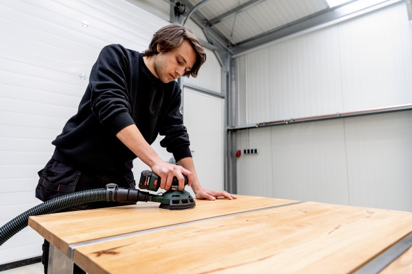 Акумуляторна ексцентрикова шліфмашина Metabo POWERMAXX SXA 12-125 BL в кейсі METABOX 215 (602035840) фото 2