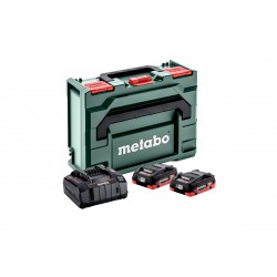 Набір акумуляторів Metabo 2 x LiHD 4.0Ah, ASC 145 + MetaBOX 145 (685130000)