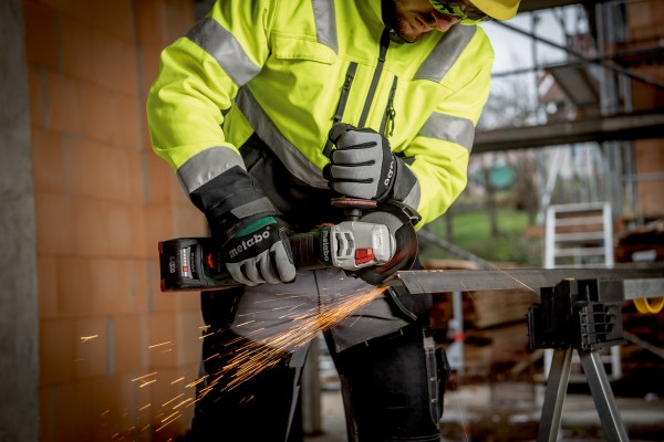Акумуляторна кутова шліфувальна машина Metabo WVB 18 LT BL 11-125 QUICK з кейсом METABOX 165 L (613057840) фото 3