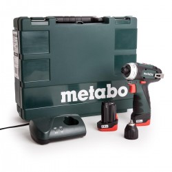 Акумуляторний дриль-шурупокрут Metabo PowerMaxx BS Basic + кейс (600080500)