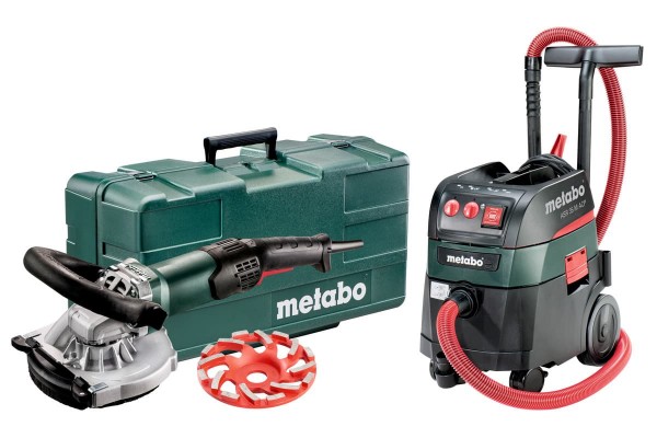 Набор шлифмашина Metabo RSEV 19-125 RT алмазный диск professional + Пылесос Metabo ASR 35 M ACP (691001000)  фото 