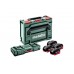 Комплект акумуляторних батарей Metabo LiHD 4х10 Аг 18 В з зарядним пристроєм в кейсі (685143000)