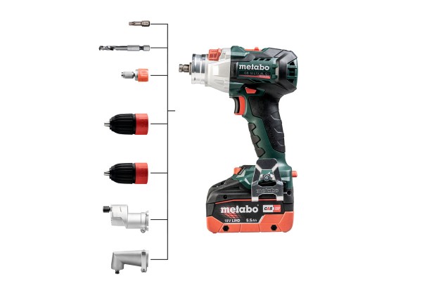 Акумуляторний шурупокрут-різьбонарізчик Metabo Metabo GB 18 LTX BL Q I 2х5.5Aг (602362660) фото 3