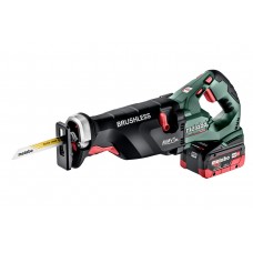 Акумуляторна шабельна пила Metabo SSEP 18 LTX BL MVT +2 АКБ 8 Аг із ЗП у кейсі METABOX 165 L (602258810)