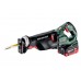 Акумуляторна шабельна пила Metabo SSEP 18 LTX BL MVT +2 АКБ 8 Аг із ЗП у кейсі METABOX 165 L (602258810)