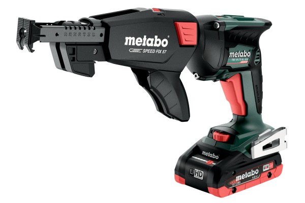Акумуляторный шурупокрут для гіпсокартону Metabo TBS 18 LTX BL 5000 2х4 Aг + Speed Fix 57 (620063540)  фото 