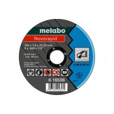Диск відрізний Metabo 125x1,0х22,2 мм Novorapid (616506000)