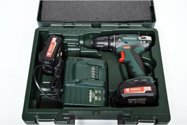 Акумуляторний дриль-шурупокрут Metabo BS 14.4 2х2.0 Аг Mobile Workshop (602206880) фото 1