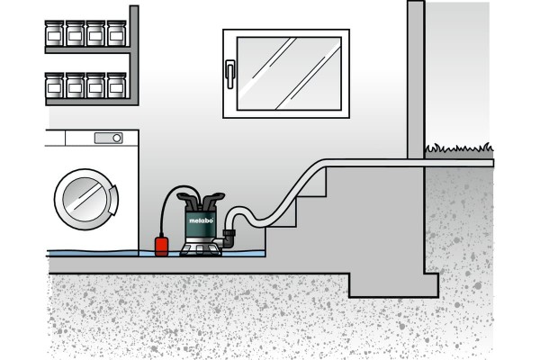 Занурювальний насос для чистої води Metabo TPF 6600 SN (0250660006) фото 4