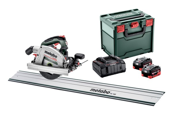 Акумуляторна ручна дискова пила Metabo KS 18 LTX 66 BL 2х8.0 Аг + шина FS 160 (691194810)  фото 