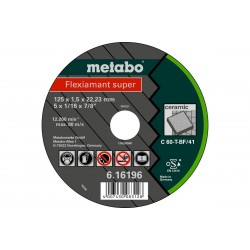 Отрезной круг по керамике Metabo Flexiamant Super 125x1,5x22,23 (616196000)