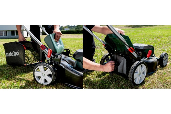 Газонокосарка Metabo RM 36-18 LTX BL 46 з АКБ і ЗП (601606650) фото 11