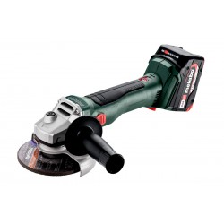 Акумуляторна кутова шліфмашина Metabo W 18 L BL 9-125 +2 АКБ 4 Аг із ЗП і METABOX 165 L (602374510)