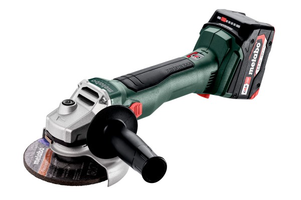 Акумуляторна кутова шліфмашина Metabo W 18 L BL 9-125 +2 АКБ 4 Аг із ЗП і METABOX 165 L (602374510)  фото 