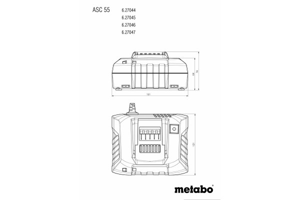 Комплект акумуляторних батарей Metabo LiHD 1х4 Аг 18 В + 1х5.5 Аг 18 В з зарядним пристроєм (685160000) фото 1