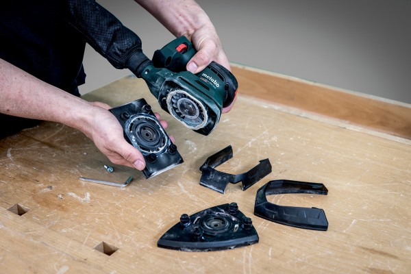 Акумуляторна вібраційна шліфувальна машина Metabo PowerMaxx SMA 12 BL каркас в кейсі (602037840) фото 8